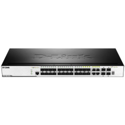 Сетевой коммутатор/ 20-Port 100/1000 SFP ports + 4 Combo 10/100/1000BASE-T/SFP ports + 4-Port 10G SFP+, L2 Management Switch