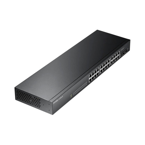 Коммутатор/ Zyxel GS1900-24 Smart L2 switch, rack 19