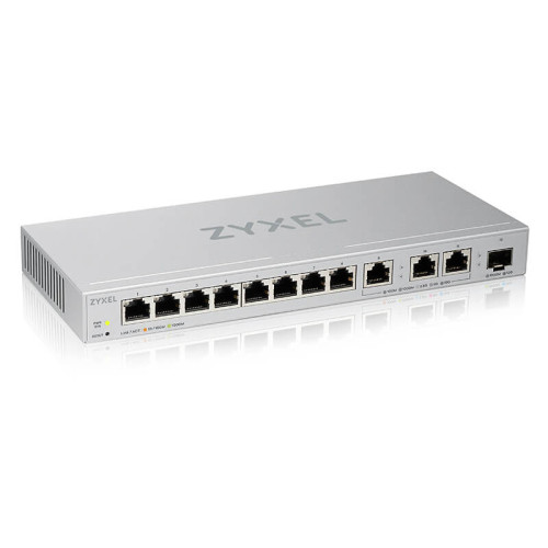 Коммутатор/ Zyxel XGS1250-12 Smart L2 switch , 8xGE, 3x1 / 2.5 / 5 / 10G, 1xSFP +, desktop