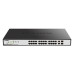 Коммутатор/ DGS-1100-26MPP,DGS-1100-26MPP/C EasySmart L2 Switch 24х1000Base-T PoE, 2xCombo 1000Base-T/SFP, Surge 2KV, PoE Budget 518W