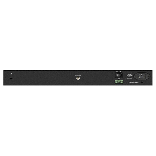 Коммутатор/ DGS-1210-28/ME/P/B Managed L2 Metro Ethernet Switch 24x1000Base-T, 4x1000Base-X SFP, Surge 6KV, CLI, RJ45 Console, RPS, Dying Gasp, power supply unit with UPS function