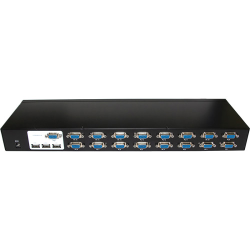 Коммутатор/ KVM-450 16-port KVM Switch, VGA+USB ports