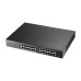 Коммутатор/ Zyxel NebulaFlex GS1915-24EP Hybrid Smart L2 PoE+ Switch, 19