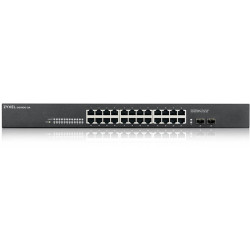 Коммутатор/ ZYXEL GS1100-24 Switch , 24xGE, 2xSFP, rack 19 