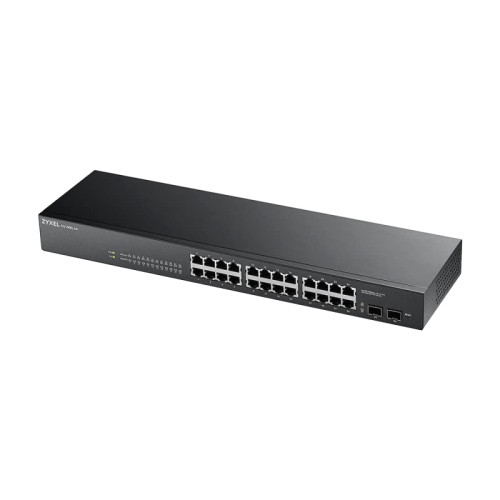 Коммутатор/ Zyxel GS1900-24 Smart L2 switch, rack 19