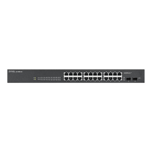 Коммутатор/ Zyxel GS1900-24 Smart L2 switch, rack 19