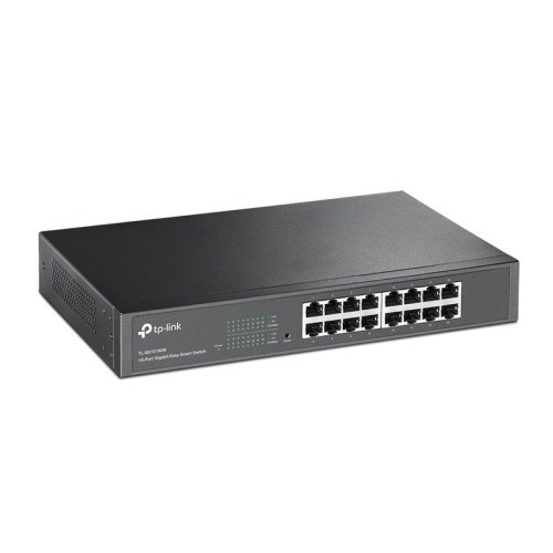 Коммутатор/ 16-Port Gigabit Easy Smart Switch, 16 10/100/1000Mbps RJ45 ports, MTU/Port/Tag-based VLAN, QoS, IGMP Snooping