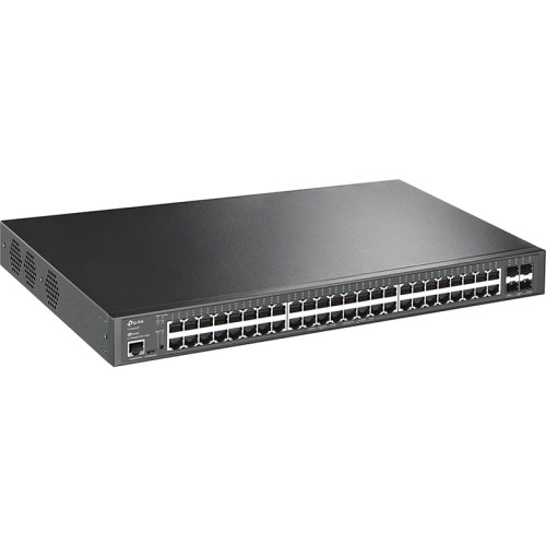 Коммутатор/ JetStream™ 48-Port Gigabit and 4-Port 10GE SFP+ L2+ Managed Switch with 48-Port PoE+