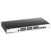 Коммутатор/ DGS-3000-28L/B Managed L2 Switch 24x1000Base-T, 4x1000Base-X SFP, Surge 6KV, CLI, RJ45 Console, RPS, Dying Gasp