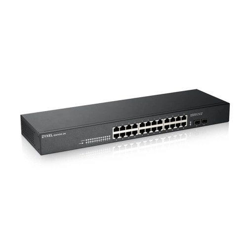 Коммутатор/ ZYXEL GS1100-24 Switch , 24xGE, 2xSFP, rack 19 