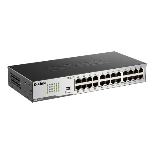 Коммутатор/ DGS-1024C,DGS-1024D/I Unmanaged Switch 24x1000Base-T, Surge 1KV, metal case