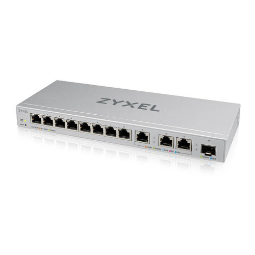 Коммутатор/ Zyxel XGS1250-12 Smart L2 switch , 8xGE, 3x1 / 2.5 / 5 / 10G, 1xSFP +, desktop