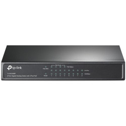 Коммутатор/ 8-Port Gigabit Desktop PoE Switch, 8 Gigabit RJ45 ports including 4 PoE ports, steel case