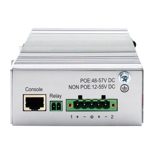 Коммутатор/ Managed L2 Industrial Fast Ring Switch 4x1000Base-T PoE, 2x1000Base-X SFP, PoE Budget 60W, Surge 4KV, -40 to 75°C