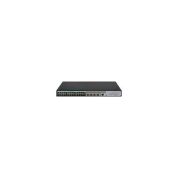 H3C S5024PV5-EI-HPWR L2 Ethernet Switch with 24*10/100/1000BASE-T PoE+ Ports (AC 370W) and 4*1000BASE-X SFP Ports,(AC)