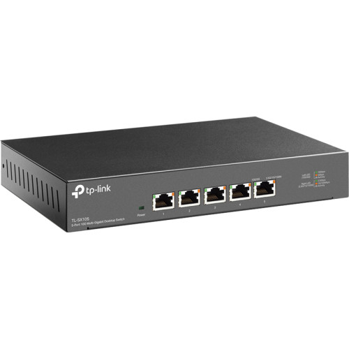 Коммутатор/ 5-port Desktop 10G Unmanaged Switch, 5 100/1G/2.5G/5G/10G RJ-45 ports, Fanless design