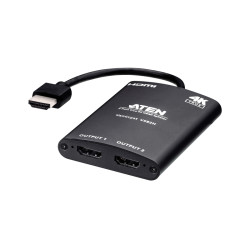 2-портовый True 4K HDMI разветвитель с масштабированием/ 2-Port True 4K HDMI Splitter with Scaler. Aten