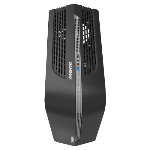 Компьютерный корпус, без блока питания mATX/ Gamemax Centauri BG H601 mATX case, black, w/o PSU, w/1xUSB3.0+1xUSB2.0+HD-Audio, w/1x12mm Blue Led fan