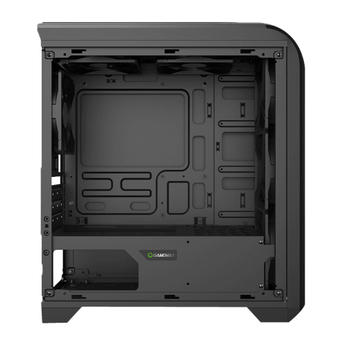 Компьютерный корпус, без блока питания mATX/ Gamemax Centauri BG H601 mATX case, black, w/o PSU, w/1xUSB3.0+1xUSB2.0+HD-Audio, w/1x12mm Blue Led fan