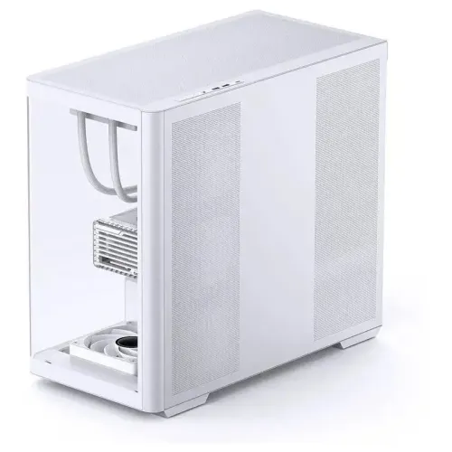 Корпус без блока питания/ Корпус JONSBO D300 White MATX без БП, боковая панель из закаленного стекла, mini-ITX, micro-ATX, белый