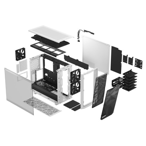 Корпус ПК без блока питания/ Fractal Design Case Meshify 2 White