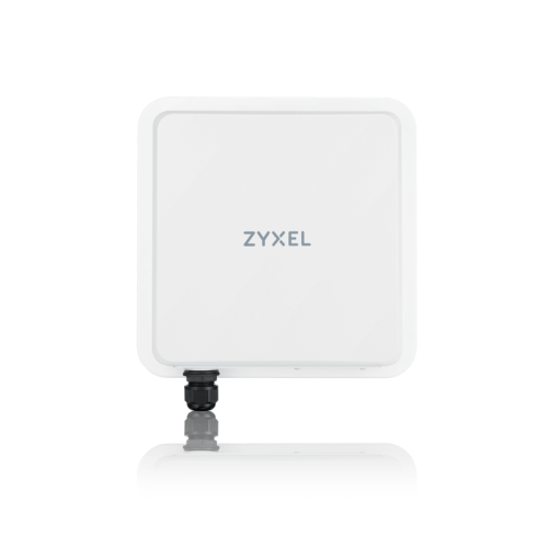 Маршрутизатор/ Zyxel NebulaFlex Pro FWA710 Outdoor 5G router  (a SIM card is inserted), IP68, support for 4G/LTE Cat.19, 6 antennas with coefficient gain up to 9 dBi, 1xLAN 2.5GE, PoE only, PoE injector included