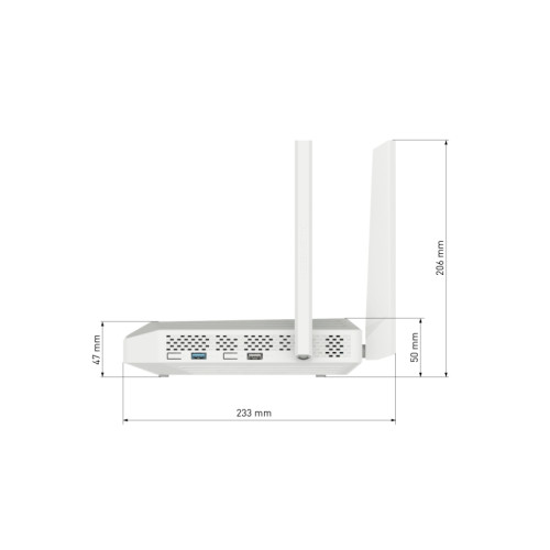 Маршрутизатор/ Keenetic Giant Гигабитный интернет-центр с двухдиапазонным Mesh Wi-Fi AC1300, двухъядерным процессором, 9-портовым коммутатором Smart Pro, портами SFP, USB 3.0 и 2.0