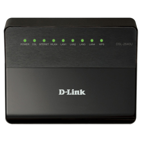 маршрутизатор/ DSL-2640U/RB,DSL-2640U/RB/U1A ADSL2+ N150 Wi-Fi Router, 4x100Base-TX LAN, 1x2dBi external antenna, Annex B, DSL port, Ethernet WAN support