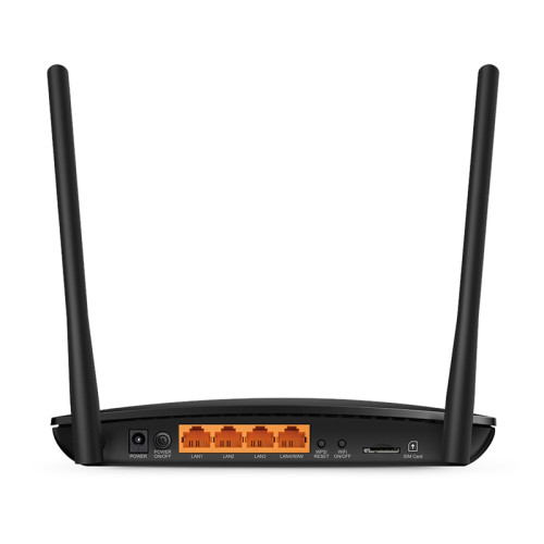 Маршрутизатор  LTE/ AC1200 Wireless Dual Band 4G LTE Router, build-in 4G LTE modem with 3x10/100Mbps LAN ports and 1x10/100Mbps LAN/WAN port, 450Mbps at 2.4GHz, 867Mbps at 5GHz, 802.11b/g/n/ac, 3 internal Wi-Fi antennas, 2 detachable LTE antennas