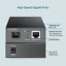 Медиаконвертер/ Gigabit WDM media converter, 9/125µm Single-mode Fiber, 1 SC Fiber port, 1 100/1000Mbps RJ-45 port, wave length 1310nm/1550nm, transmission distance up to 2Km, 5V/0.4A DC power input