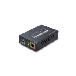 GTP-805A медиа конвертер/ IEEE802.3af/at PoE 10/100/1000Base-T to MiniGBIC (SFP) Converter