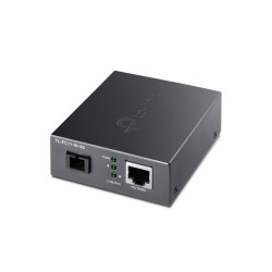 Медиаконвертер/ 10/100Mbps WDM media converter, 9/125µm Single-mode Fiber,1 SC Fiber port, 1 FE RJ-45 port, wave length 1310nm/1550nm, transmission distance up to 20Km, 5V/0.4A DC power input.