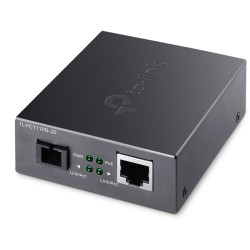 Медиаконвертер/ 10/100 Mbps RJ45 to 100 Mbps SM SC WDM Bi-Directional Fiber Converter, 1-Port PoE