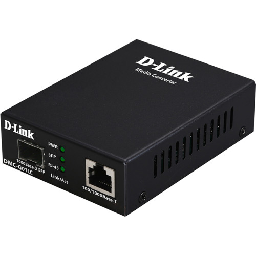 Медиаконвертер/ DMC-G10SC Media Converter 1000Base-T to 1000Base-LX, SC, Single-mode, 1310nm, 10KM, Stand-alone