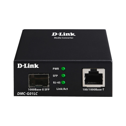 Медиаконвертер/ DMC-G10SC Media Converter 1000Base-T to 1000Base-LX, SC, Single-mode, 1310nm, 10KM, Stand-alone