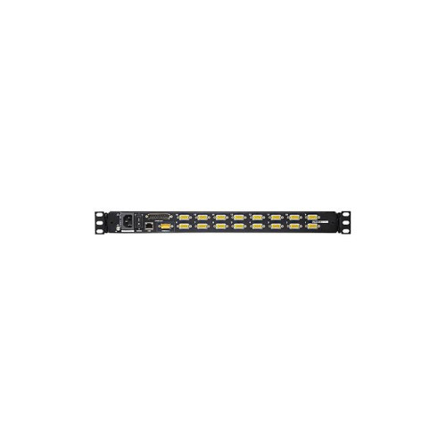 16-портовый IP KVM-переключатель с ЖК-дисплеем Slideaway/ATEN/ SINGLE RAIL 16P PS/2-USB LCDKVMP 17INCH WIH IP