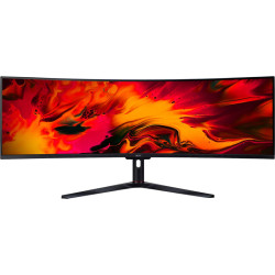 Монитор/ ACER EI491CURSBMIIPPHX 49'', ZeroFrame Yes, Curved 1800R Black, 32:9, VA, 5120x1440, 4ms, 350, 400cd, 120Hz, 2xHDMI(2.0) + 2xDP(1.4) + Audio Out, Speakers 3Wx2, sync: FreeSync Premium Pro, hdr: HDR 400, hadj 95