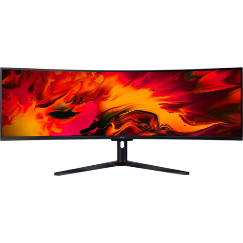 Монитор/ ACER EI491CURSBMIIPPHX 49'', ZeroFrame Yes, Curved 1800R Black, 32:9, VA, 5120x1440, 4ms, 350, 400cd, 120Hz, 2xHDMI(2.0) + 2xDP(1.4) + Audio Out, Speakers 3Wx2, sync: FreeSync Premium Pro, hdr: HDR 400, hadj 95