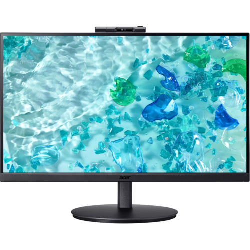 Монитор/ ACER CB242YD3bmiprcx 23,8'', ZeroFrame, Black, 16:9, IPS, 1920x1080, 1 / 4ms, 250cd, 100Hz, 1xVGA + 1xHDMI(1.4) + 1xDP(1.2)+ USB-B (1up) + FHD Webcam with Mic + Audio In/Out, Speakers 2Wx2, sync FreeSync, H.Adj. 165