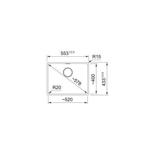 Мойка Franke 135.0665.785/ Best, Серия MARIS, Монтаж под столешницу, Fragranite, Мойка MRG 210-110-52 матовый черный (125.0696.179)