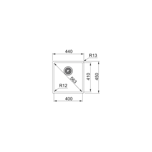 Мойка Franke 127.0369.215/ Мойка Franke BXX 210/110-40 3.5``