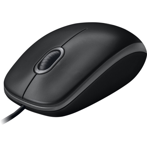 Мышь/ Logitech Optical Mouse B100  Black USB   OEM