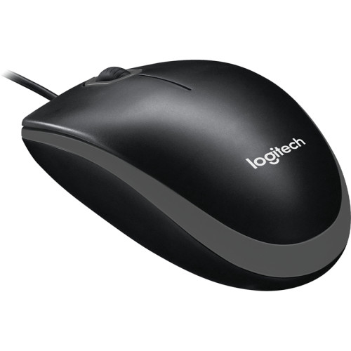 Мышь/ Logitech Optical Mouse B100  Black USB   OEM