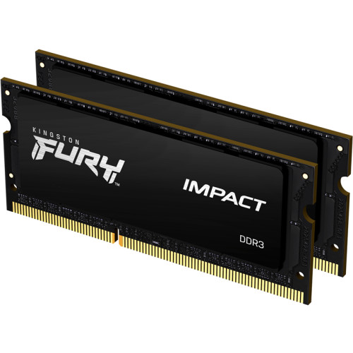 Память оперативная/ Kingston 16GB 1866MHz DDR3LCL11SODIMM(Kit of 2)1.35VFURYImpact