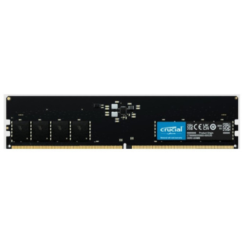 Crucial 16GB DDR5-4800 UDIMM CL40 (16Gbit)