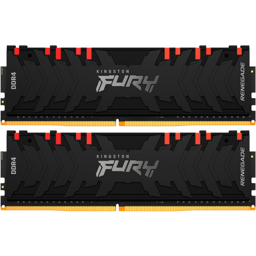 Память оперативная/ Kingston 32GB3600MHz DDR4 CL16DIMM (Kit of 2)1Gx8 FURYRenegadeRGB