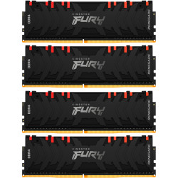 Память оперативная/ Kingston 64GB3200MHz DDR4 CL16DIMM (Kit of4)1Gx8 FURYRenegadeRGB