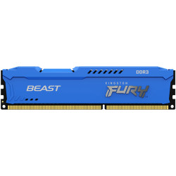 Память оперативная/ Kingston 4GB 1600MHz DDR3 CL10 DIMMFURYBeastBlue