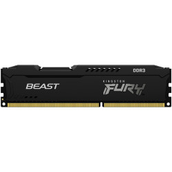 Память оперативная/ Kingston 8GB 1600MHz DDR3 CL10 DIMM FURYBeastBlack