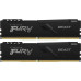 Память оперативная/ Kingston 16GB 2666MHz DDR4 CL16 DIMM (Kit of 2) FURY Beast Black